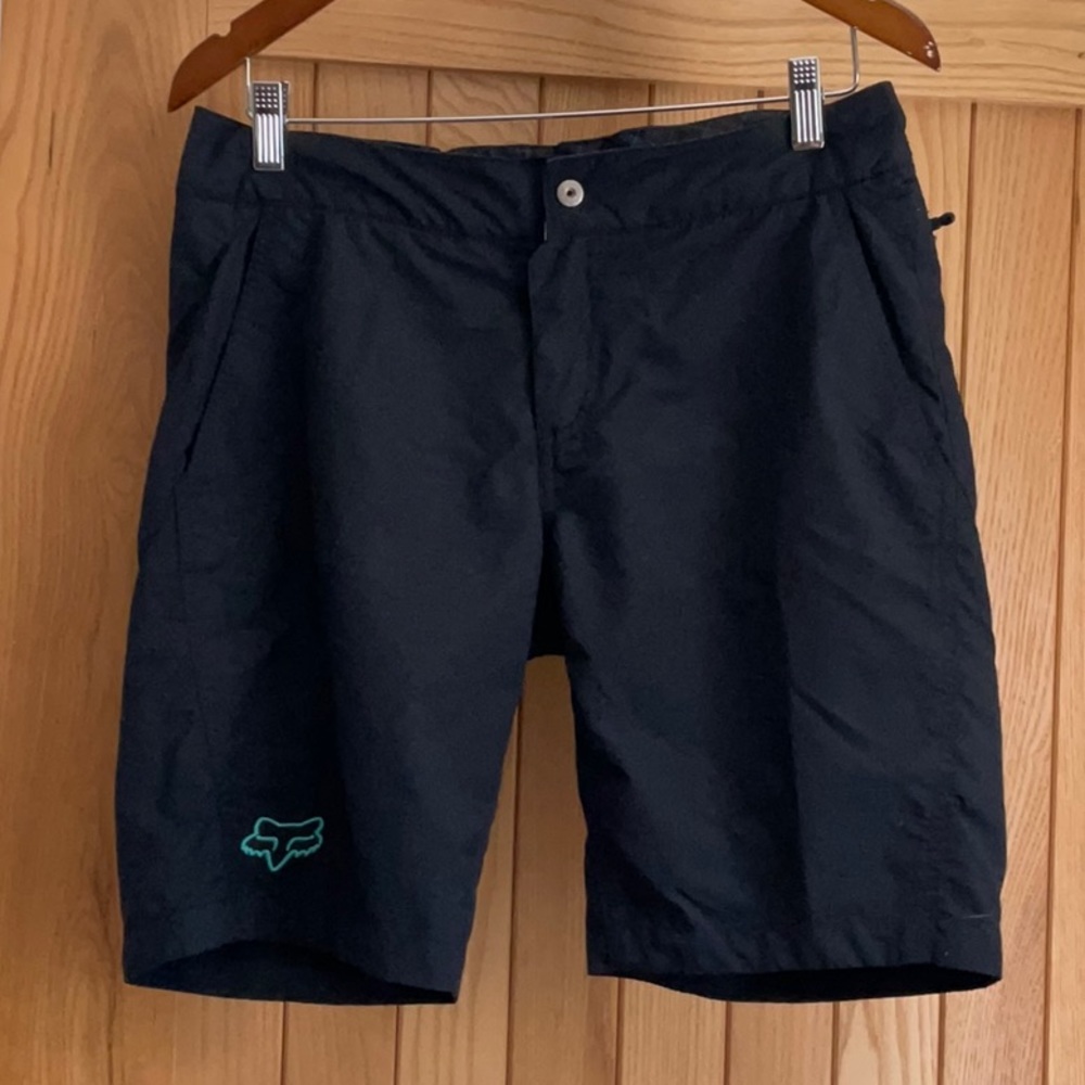 Fox Black Athletic MTB Shorts